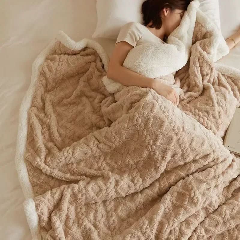 Cozy Winter Wool Blanket - LuxeNest