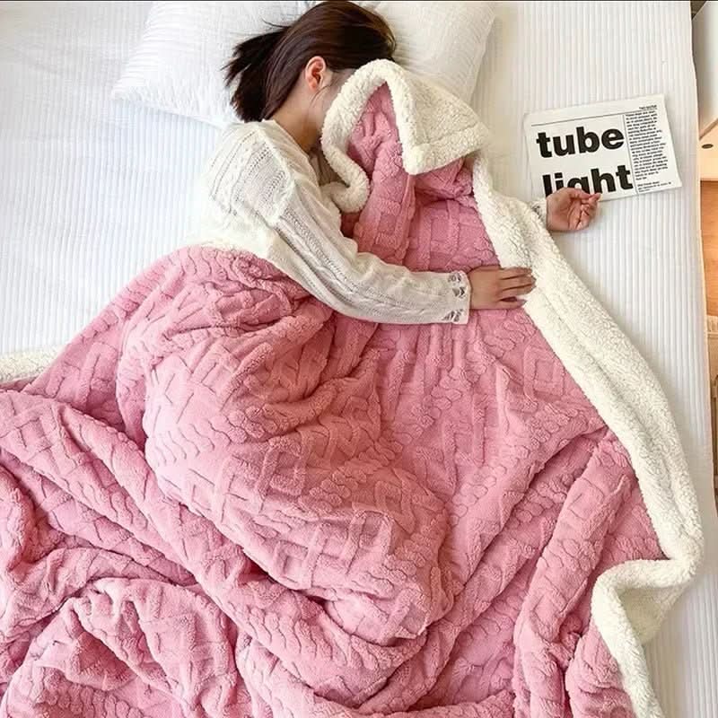 Cozy Winter Wool Blanket - LuxeNest