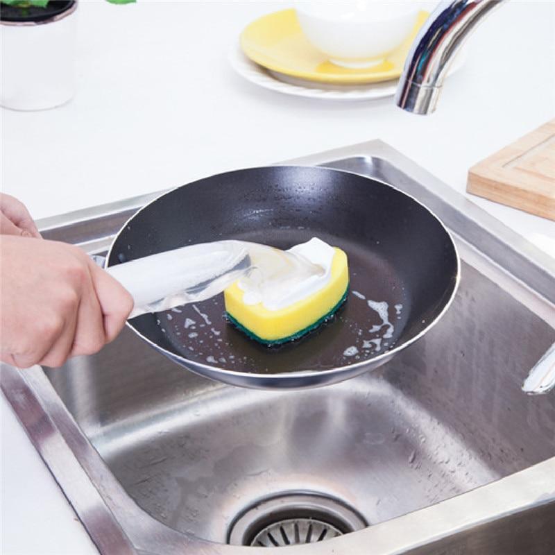 Dish Washing Brush with Soap Dispenser - CleanEase