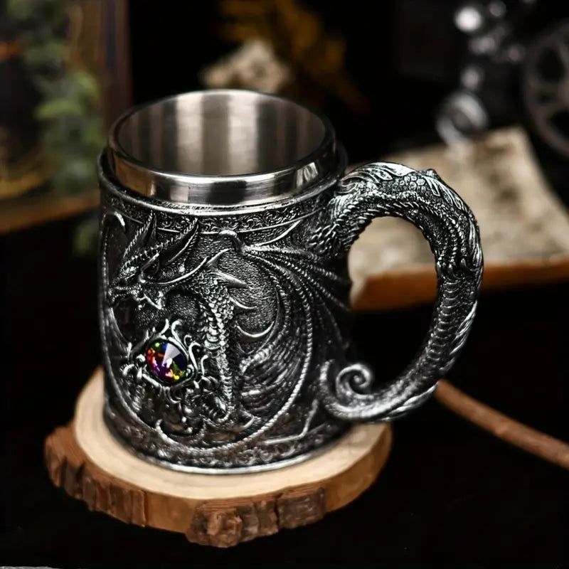 DragonCraft Mug - Mythic Dragon Design