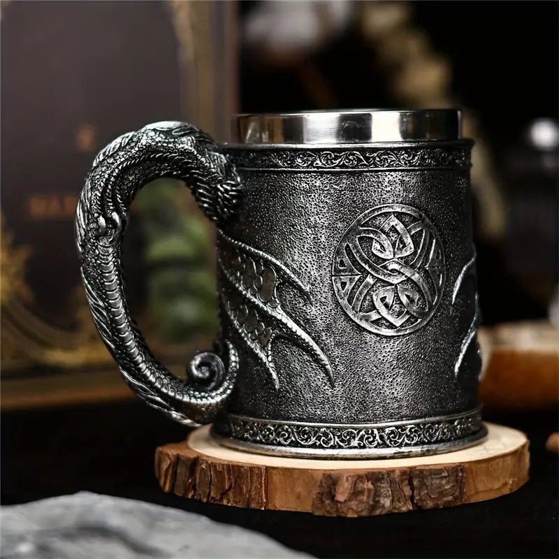 DragonCraft Mug - Mythic Dragon Design