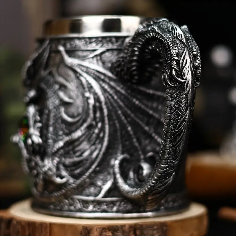 DragonCraft Mug - Mythic Dragon Design