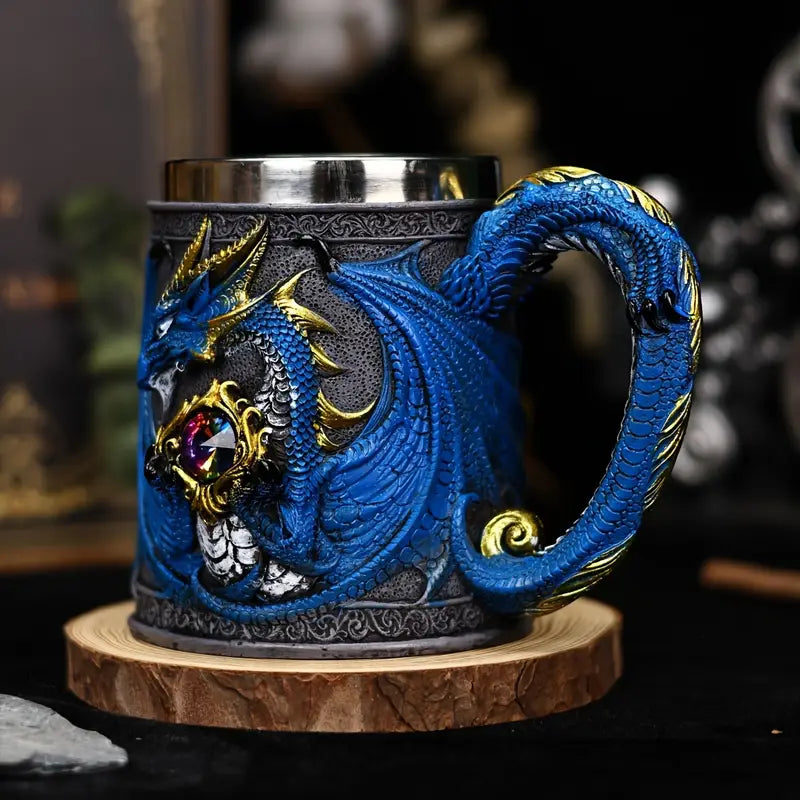 DragonCraft Mug - Mythic Dragon Design