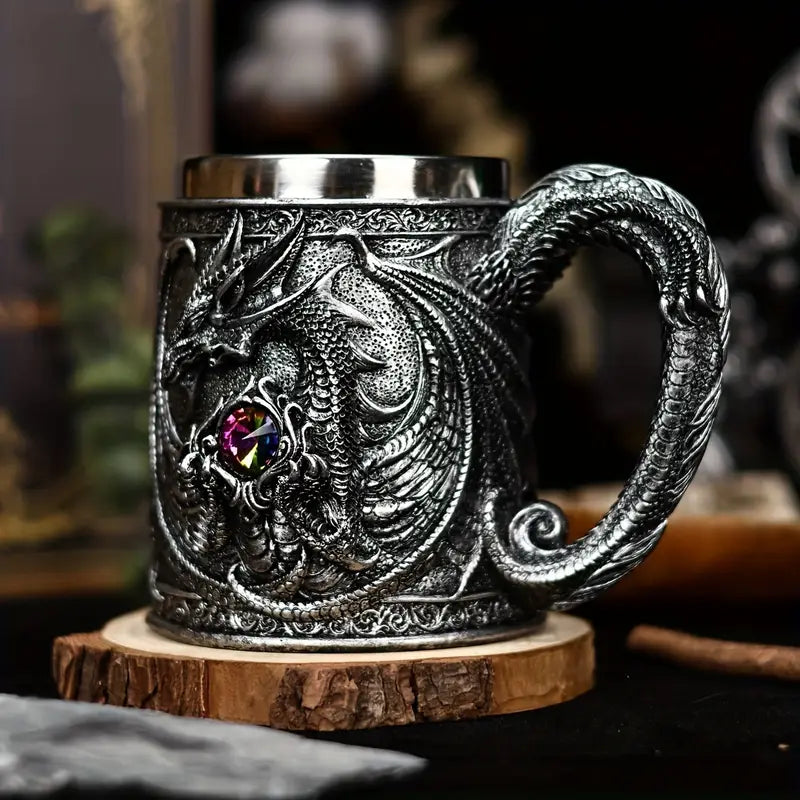 DragonCraft Mug - Mythic Dragon Design