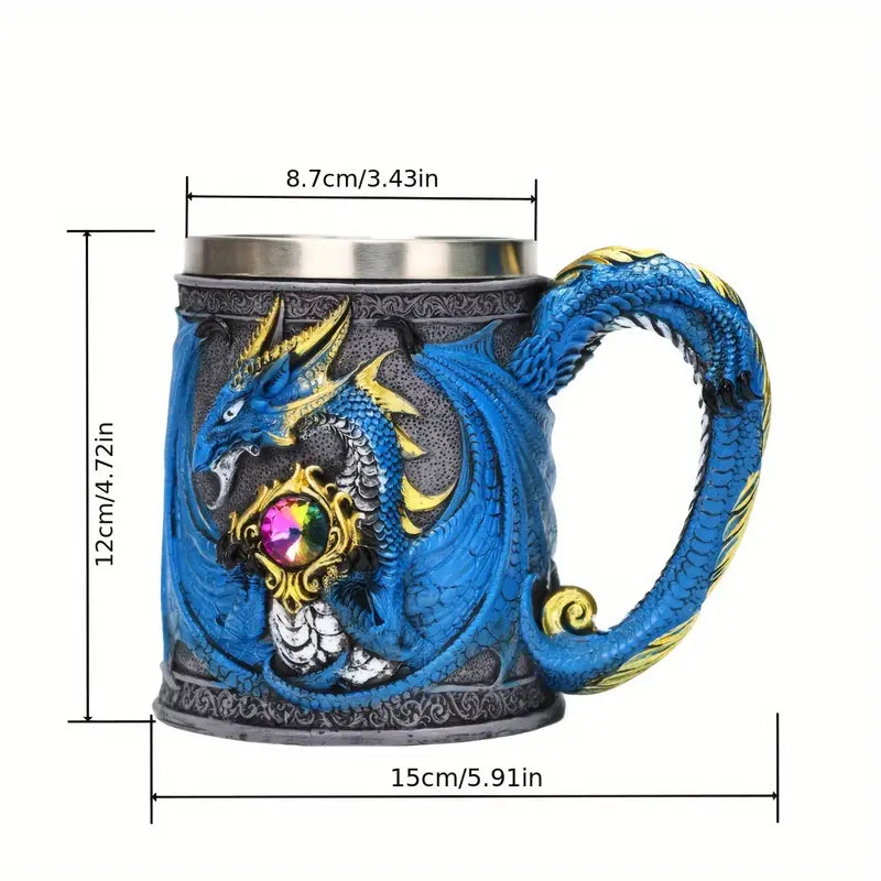 DragonCraft Mug - Mythic Dragon Design