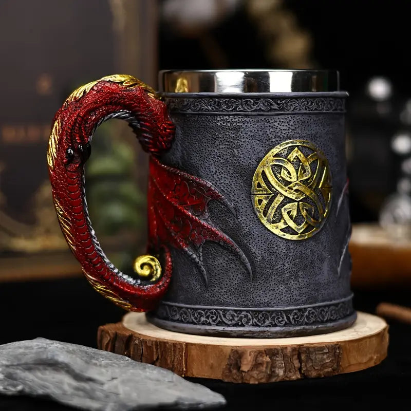 DragonCraft Mug - Mythic Dragon Design