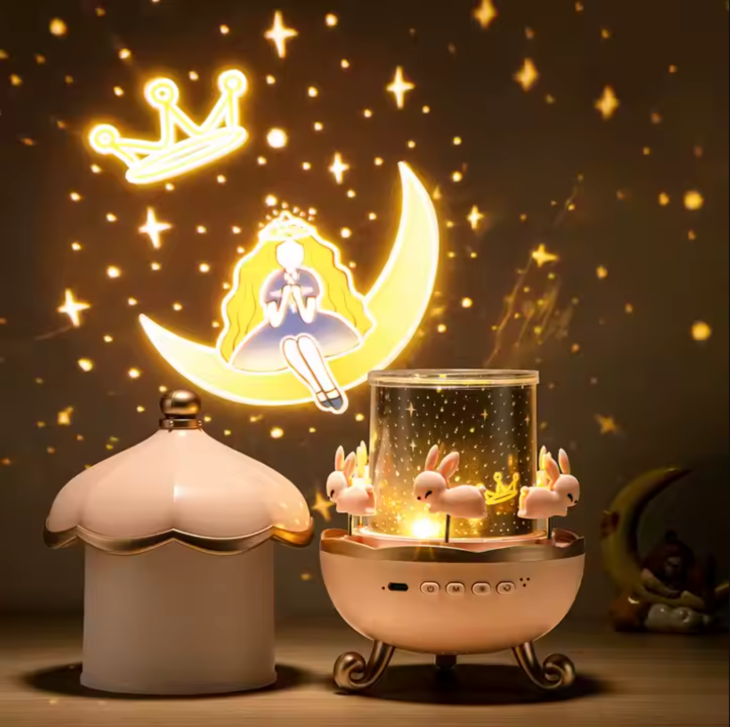 StarGlow™ - DreamTwirl Projector Night Light with Soothing Colors