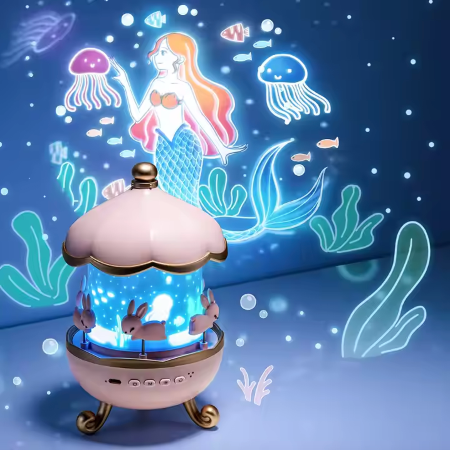 StarGlow™ - DreamTwirl Projector Night Light with Soothing Colors