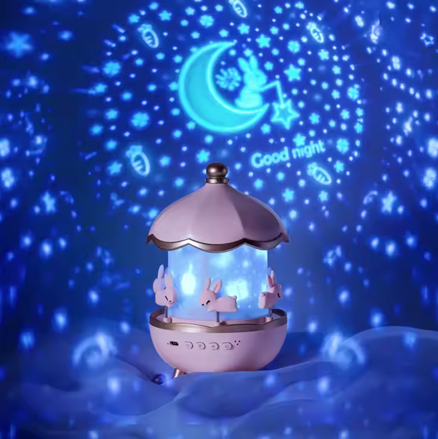 StarGlow™ - DreamTwirl Projector Night Light with Soothing Colors