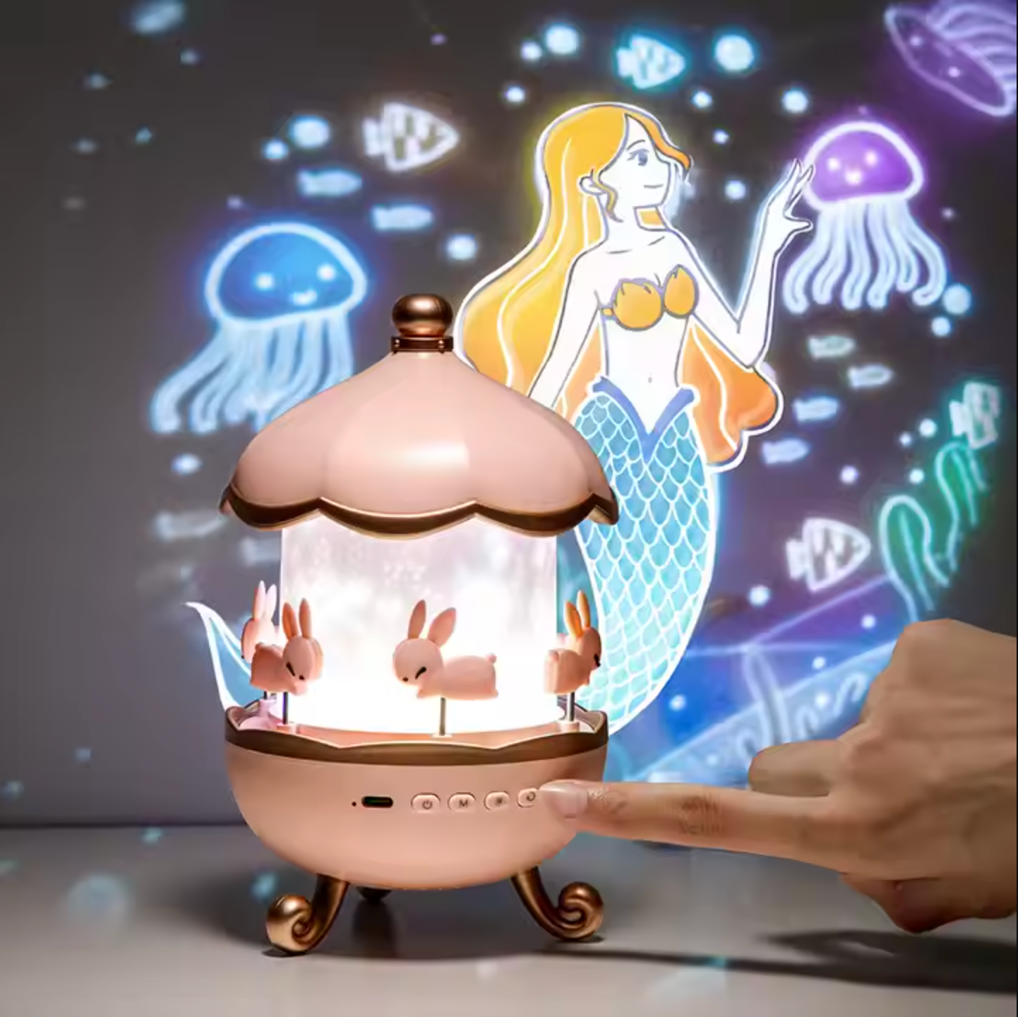 StarGlow™ - DreamTwirl Projector Night Light with Soothing Colors