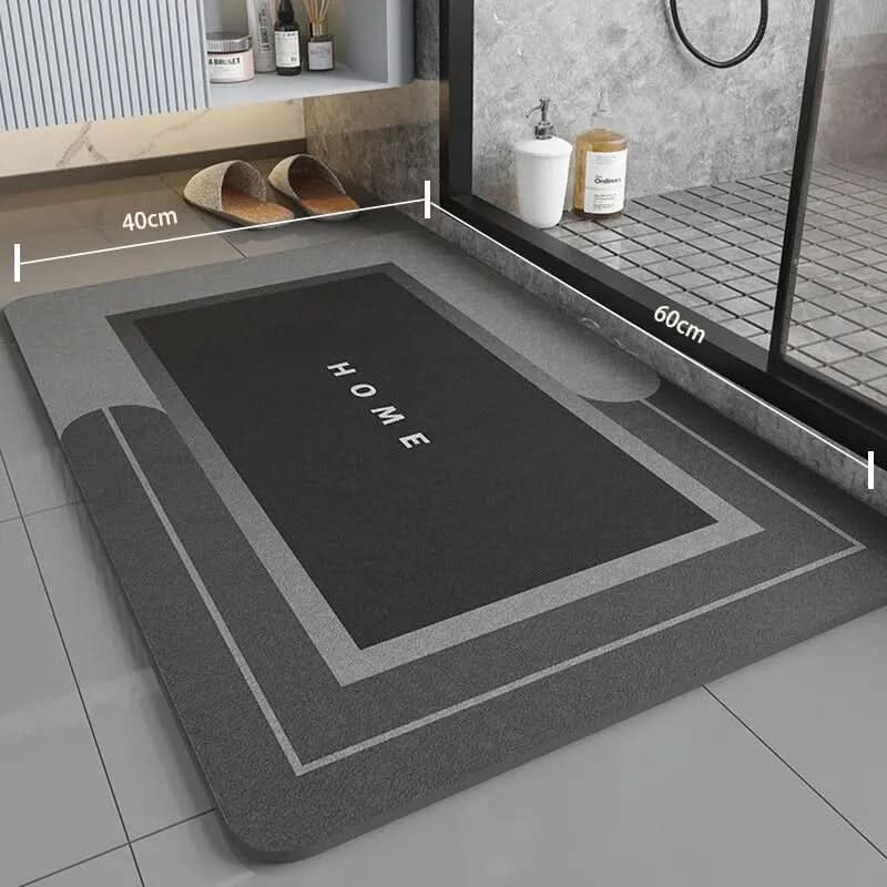 Non-Slip Bathroom Mat - AquaGuard with High Water Absorption