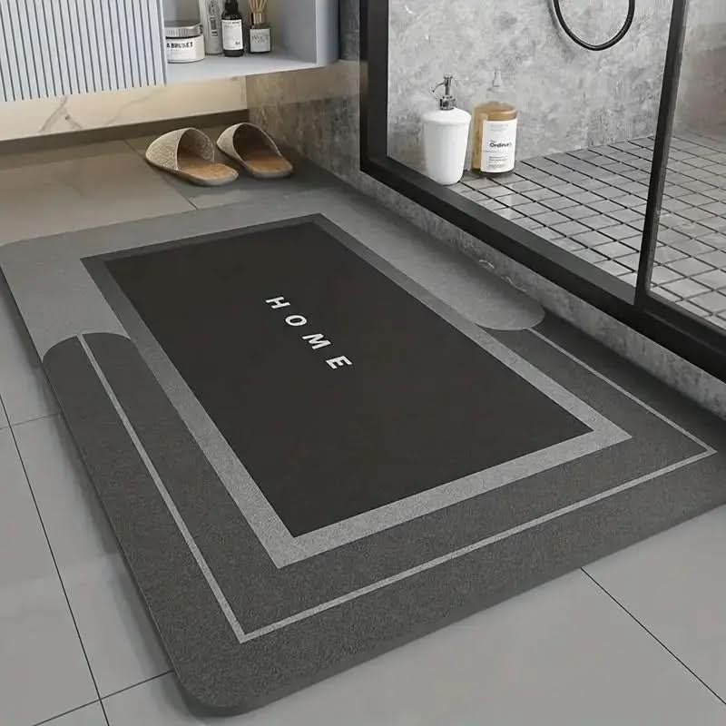 Non-Slip Bathroom Mat - AquaGuard with High Water Absorption