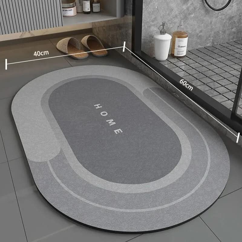 Non-Slip Bathroom Mat - AquaGuard with High Water Absorption