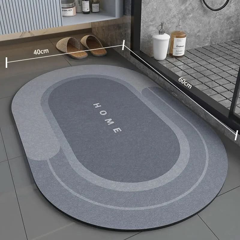 Non-Slip Bathroom Mat - AquaGuard with High Water Absorption