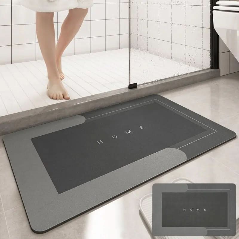 Non-Slip Bathroom Mat - AquaGuard with High Water Absorption