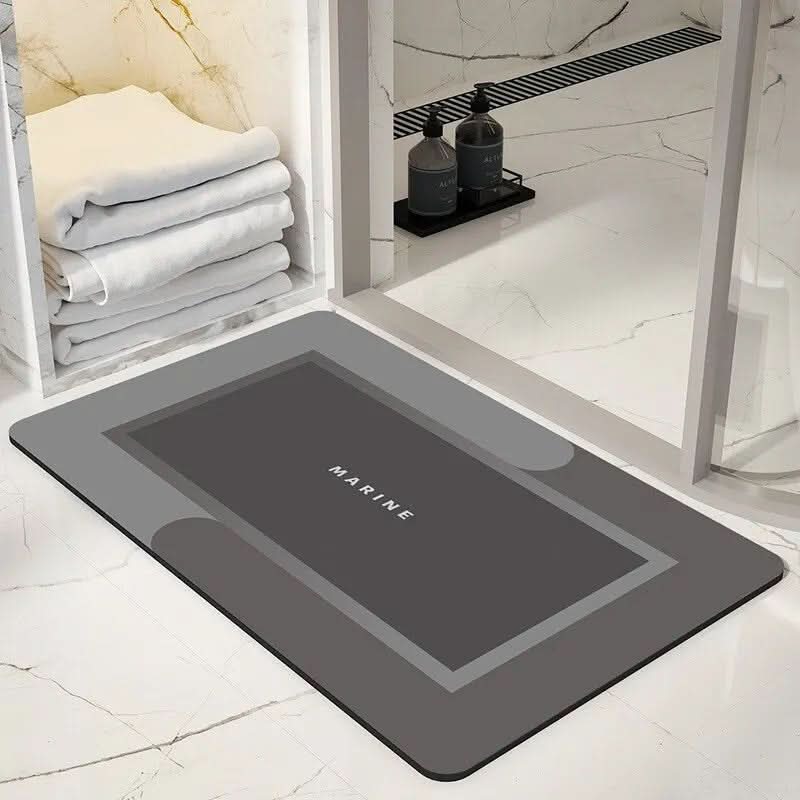 Non-Slip Bathroom Mat - AquaGuard with High Water Absorption