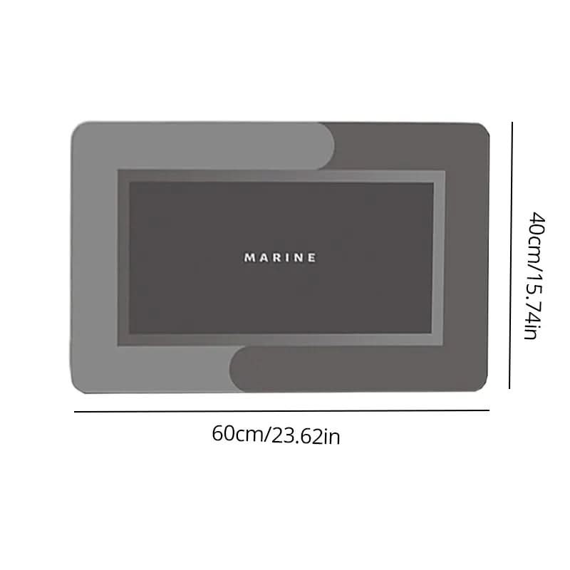 Non-Slip Bathroom Mat - AquaGuard with High Water Absorption
