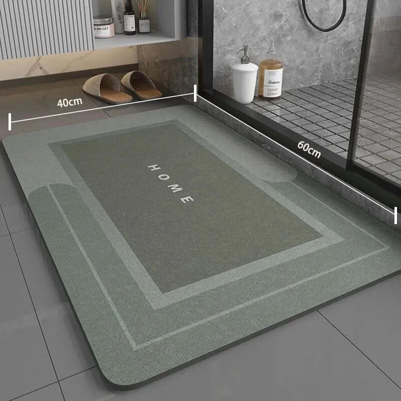 Non-Slip Bathroom Mat - AquaGuard with High Water Absorption