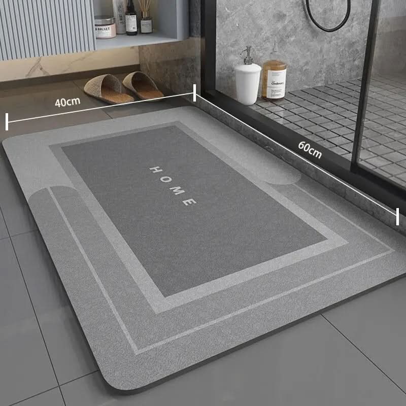 Non-Slip Bathroom Mat - AquaGuard with High Water Absorption