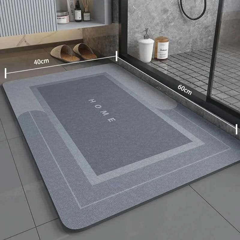 Non-Slip Bathroom Mat - AquaGuard with High Water Absorption
