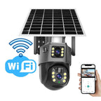 SolarGuard 4K Wireless Surveillance Camera with 360° Control