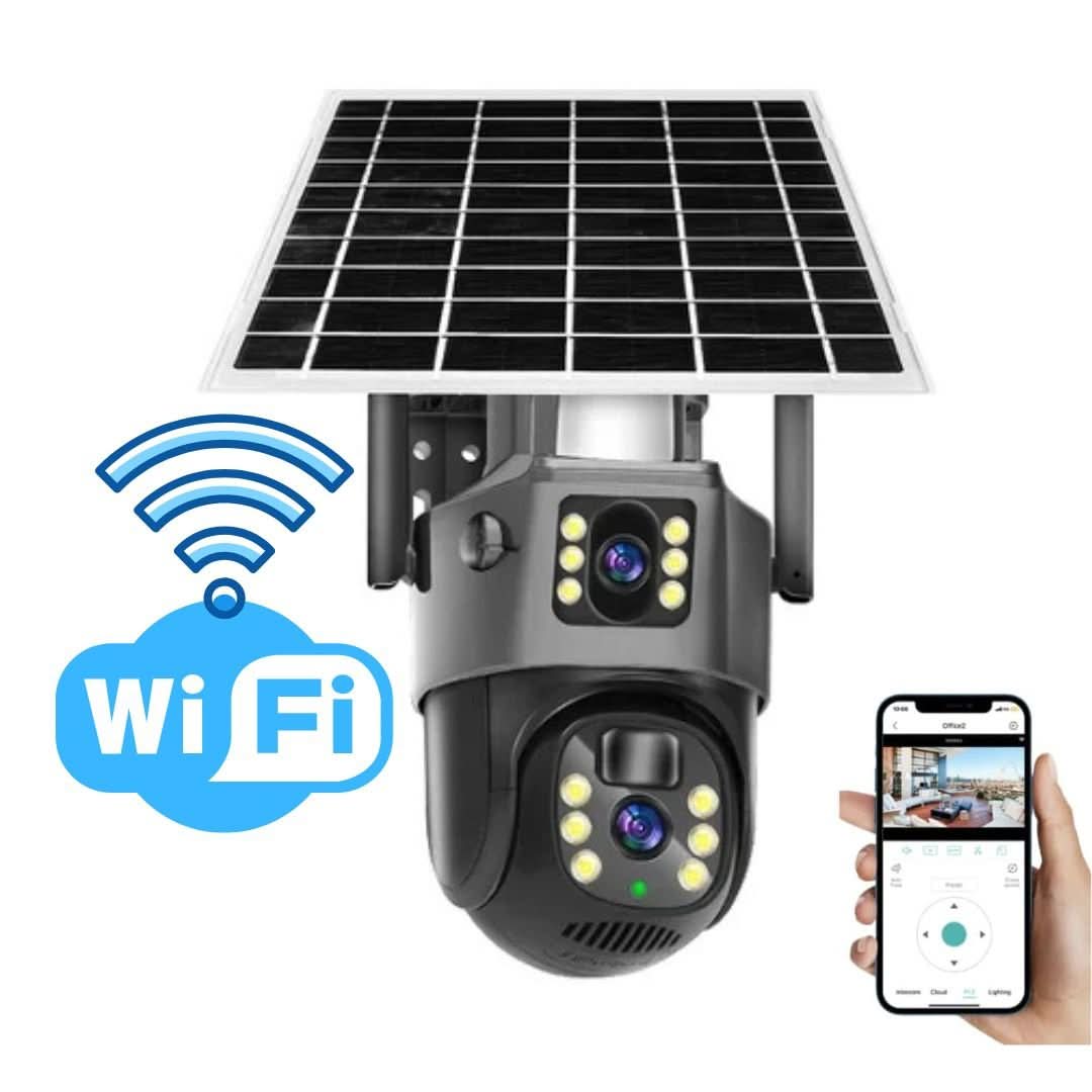SolarGuard 4K Wireless Surveillance Camera with 360° Control