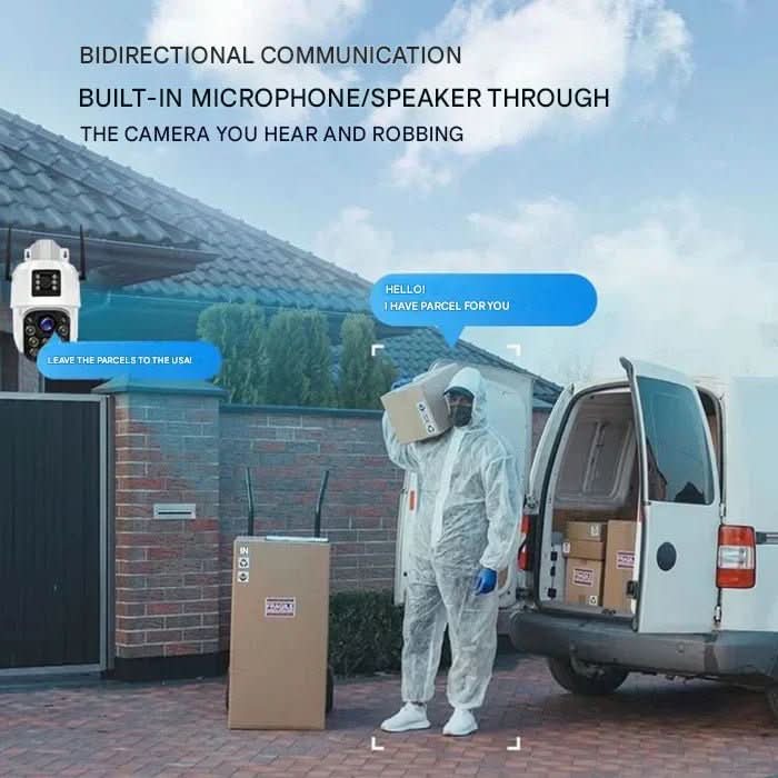 SolarGuard 4K Wireless Surveillance Camera with 360° Control