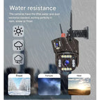 SolarGuard 4K Wireless Surveillance Camera with 360° Control