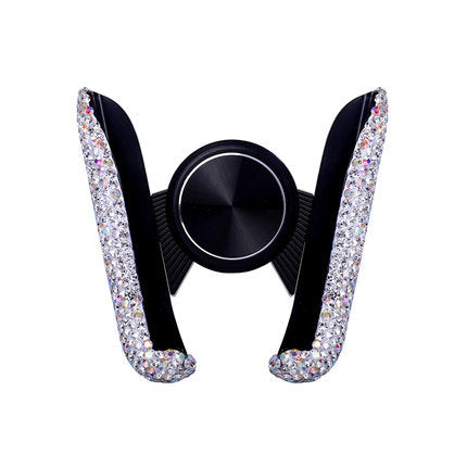 Rhinestone Car Mobile Phone Holder - LuxeDrive