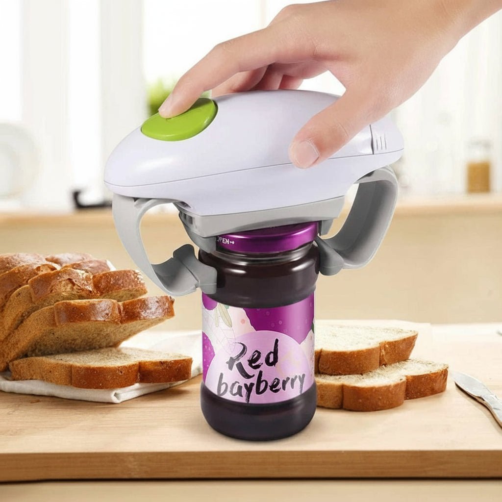 Electric Bottle Opener - LuxeEase Jar and Bottle Opener