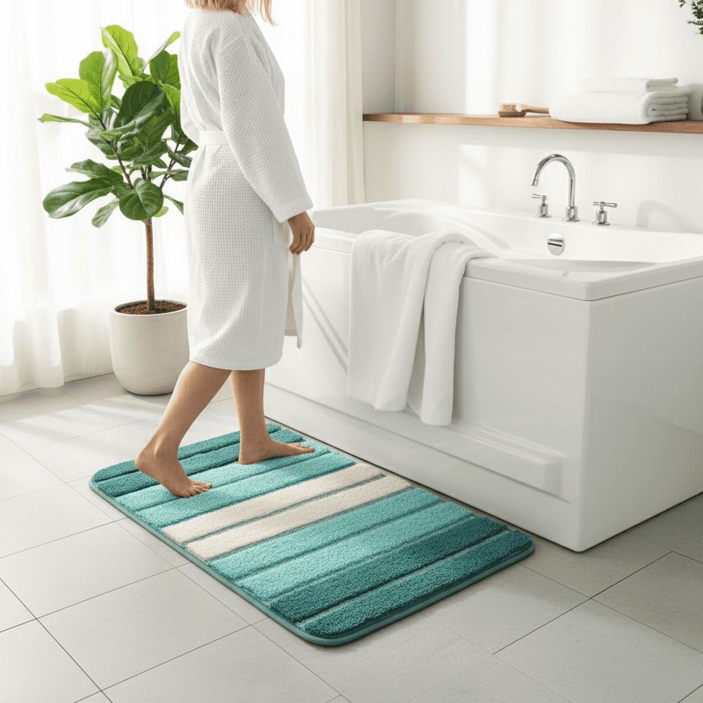 Eco-Friendly Microfiber Bath Mat - LuxeNest