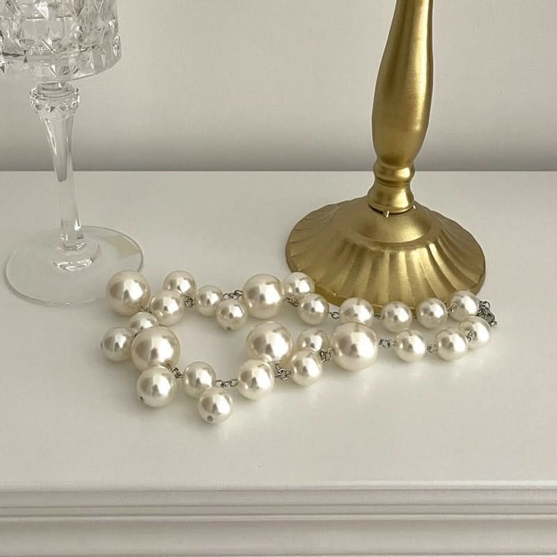 Classic Pearl Necklace - Luminara Elegance