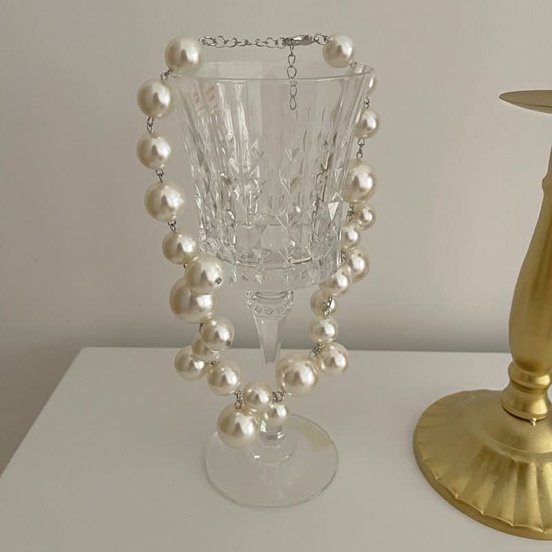 Classic Pearl Necklace - Luminara Elegance