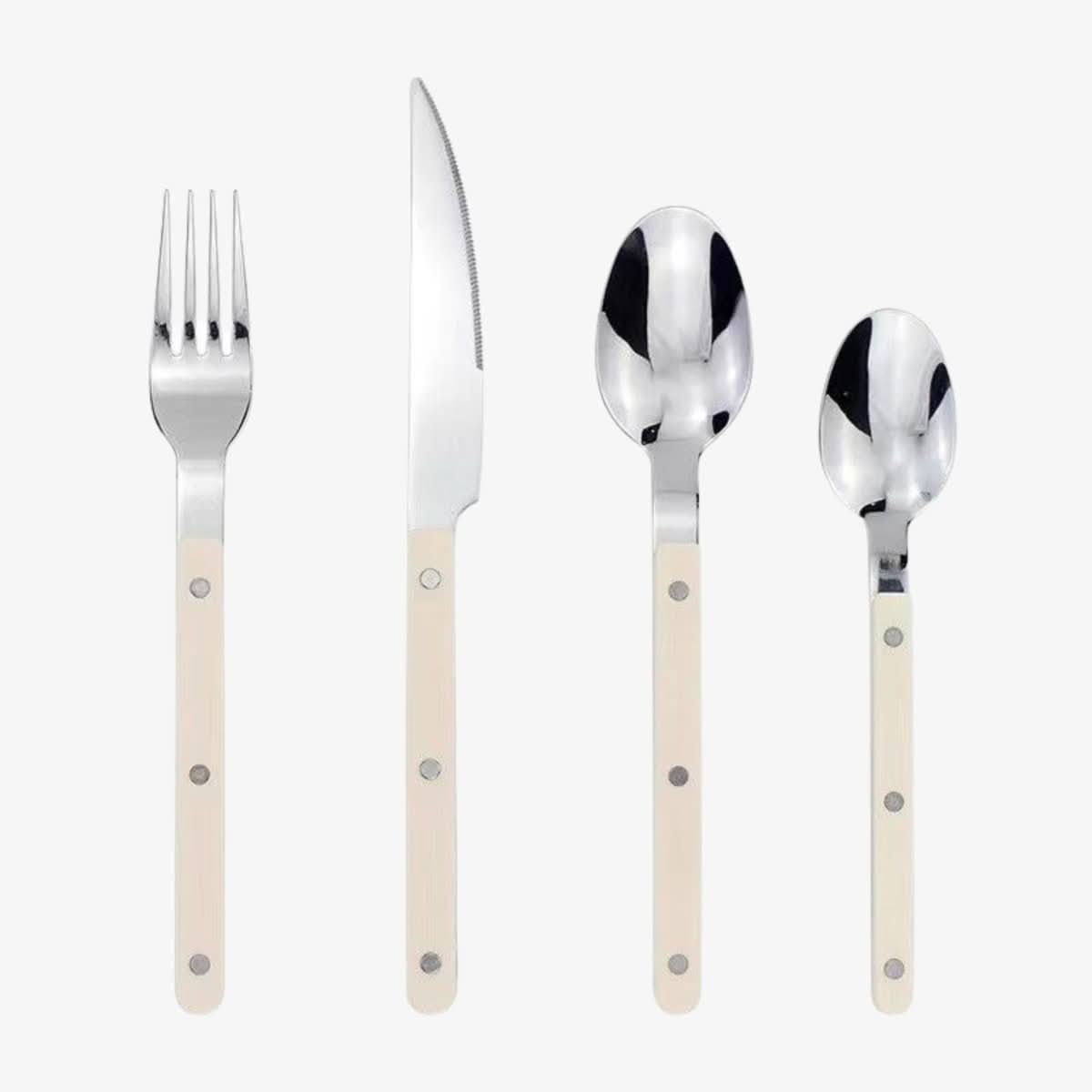 Premium Cutlery Set - EternaCraft Engraved Stainless Steel 4-Piece