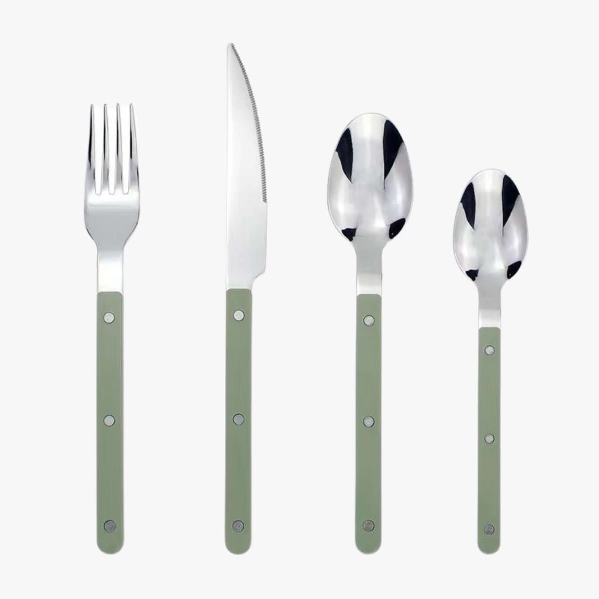 Premium Cutlery Set - EternaCraft Engraved Stainless Steel 4-Piece