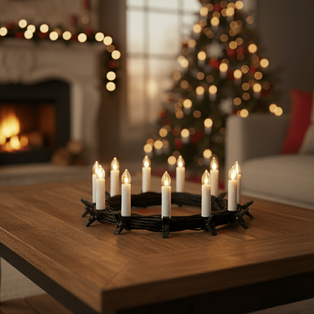 Flickering LED Christmas Candles - Lumina Glow