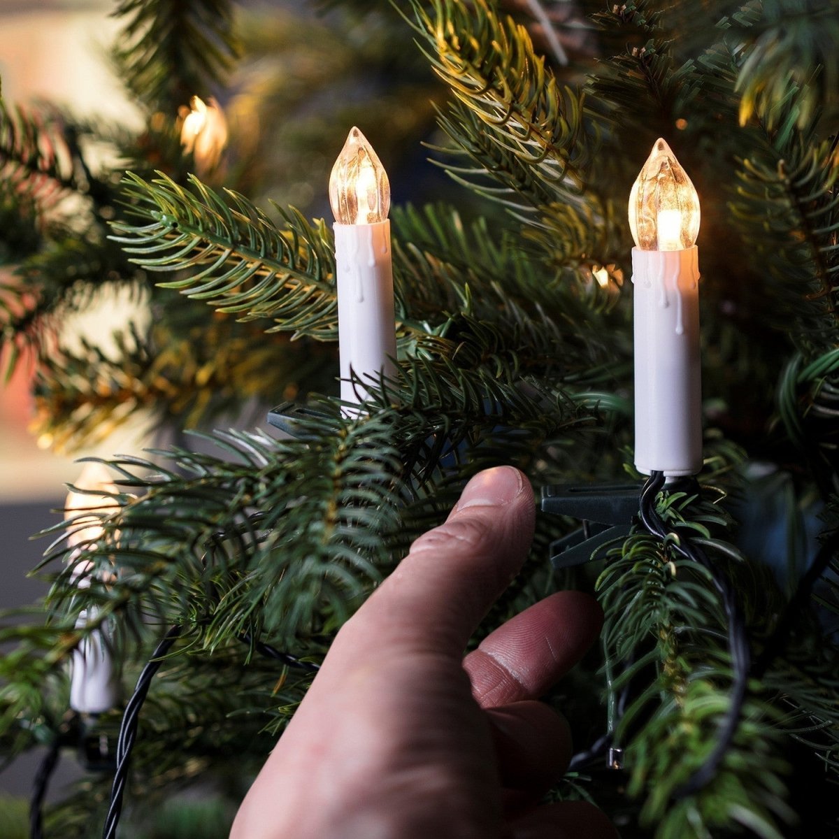 Flickering LED Christmas Candles - Lumina Glow