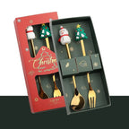 Christmas Spoon & Fork Set - Evergreen Essentials