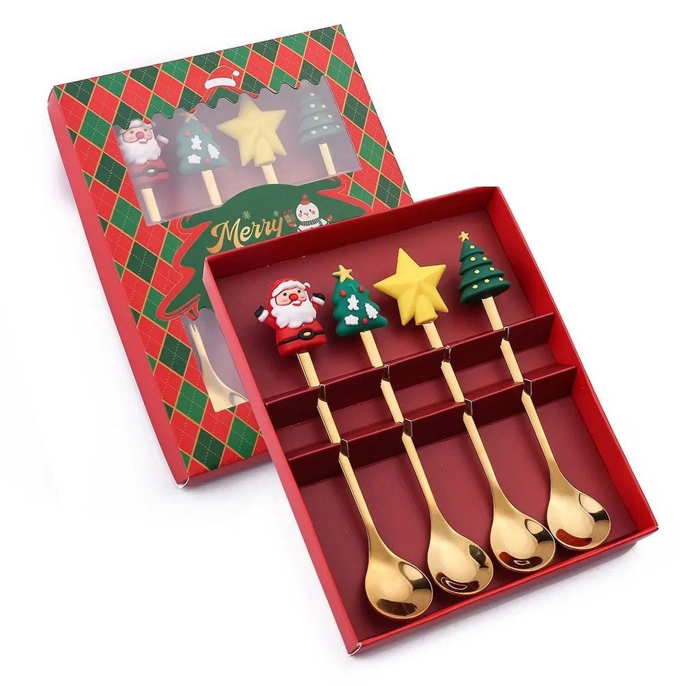 Christmas Spoon & Fork Set - Evergreen Essentials