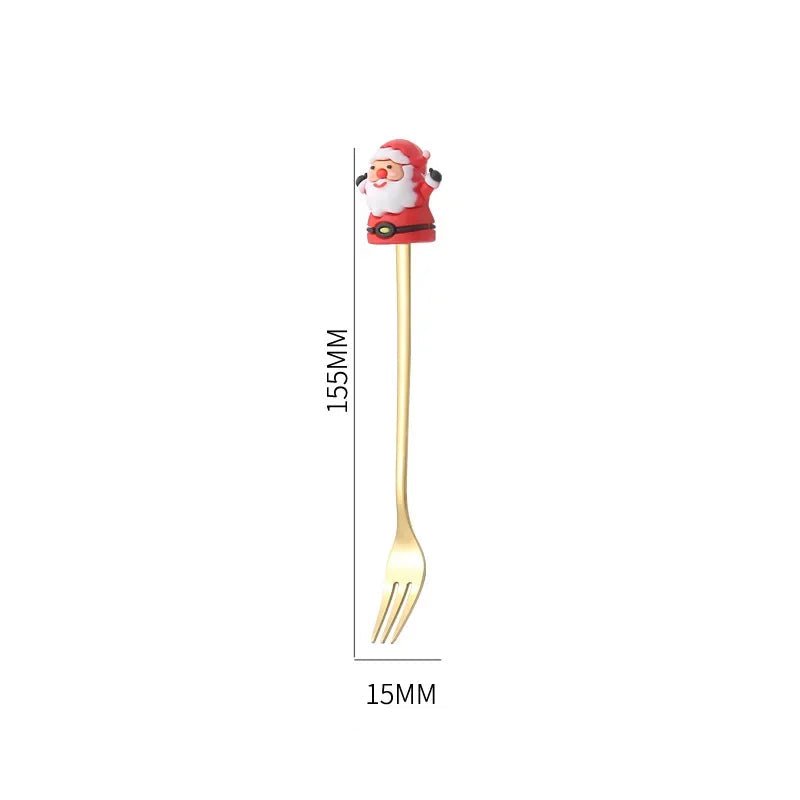 Christmas Spoon & Fork Set - Evergreen Essentials