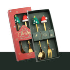 Christmas Spoon & Fork Set - Evergreen Essentials