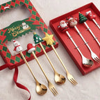 Christmas Spoon & Fork Set - Evergreen Essentials