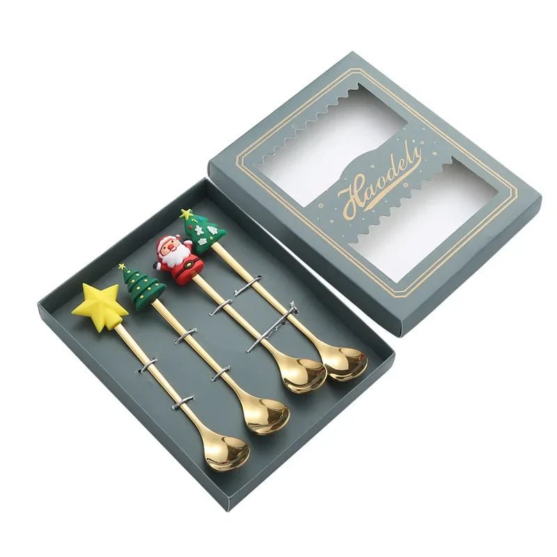 Christmas Spoon & Fork Set - Evergreen Essentials