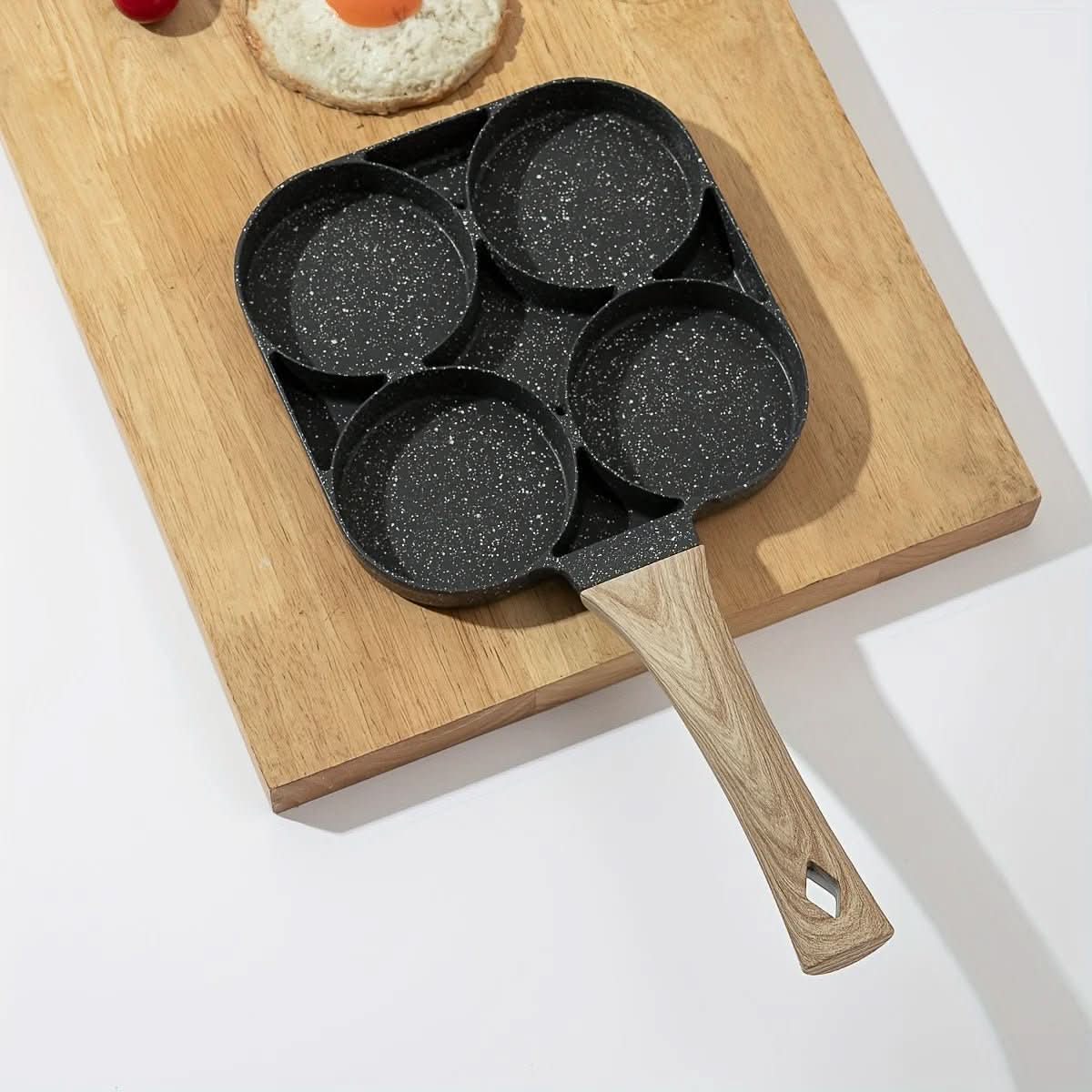 Non-Stick 4-Hole Frying Pan - ChefLux