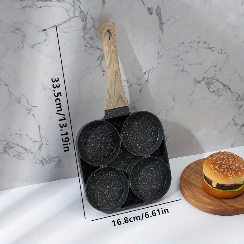 Non-Stick 4-Hole Frying Pan - ChefLux