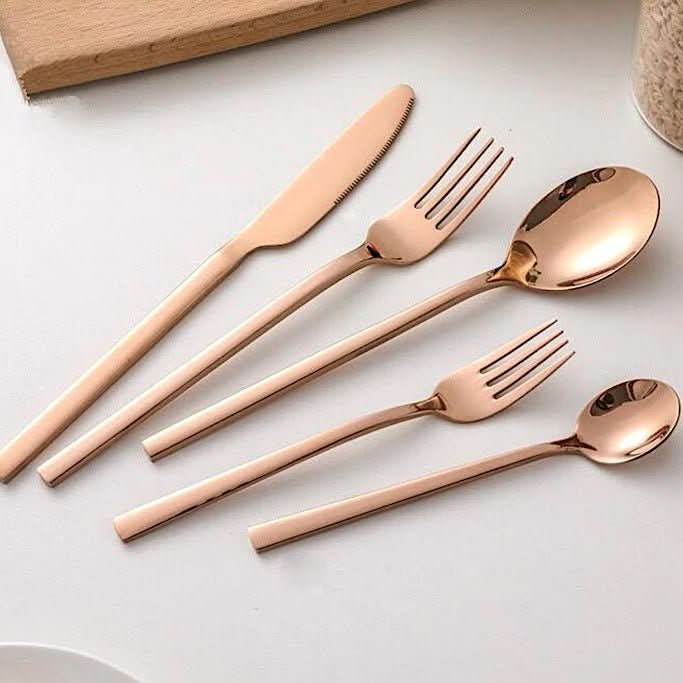 Stainless Steel Cutlery Set - LuxeCraft 30-Piece for 6