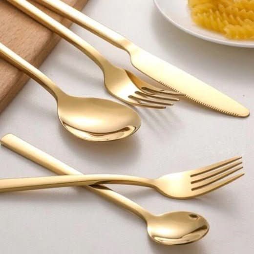 Stainless Steel Cutlery Set - LuxeCraft 30-Piece for 6