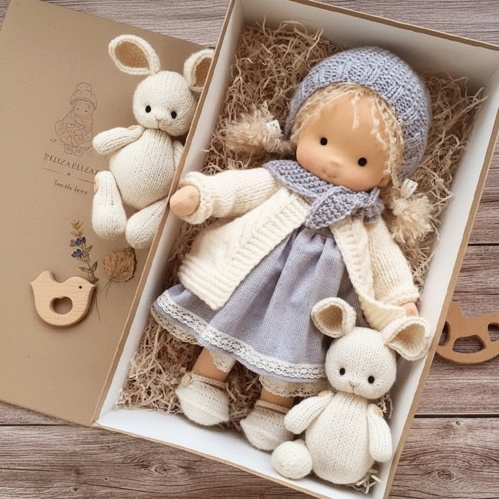 Waldorf Doll - Luma Handmade Cotton Toy for Creative Play