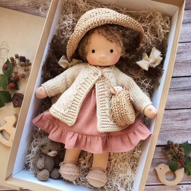 Waldorf Doll - Luma Handmade Cotton Toy for Creative Play