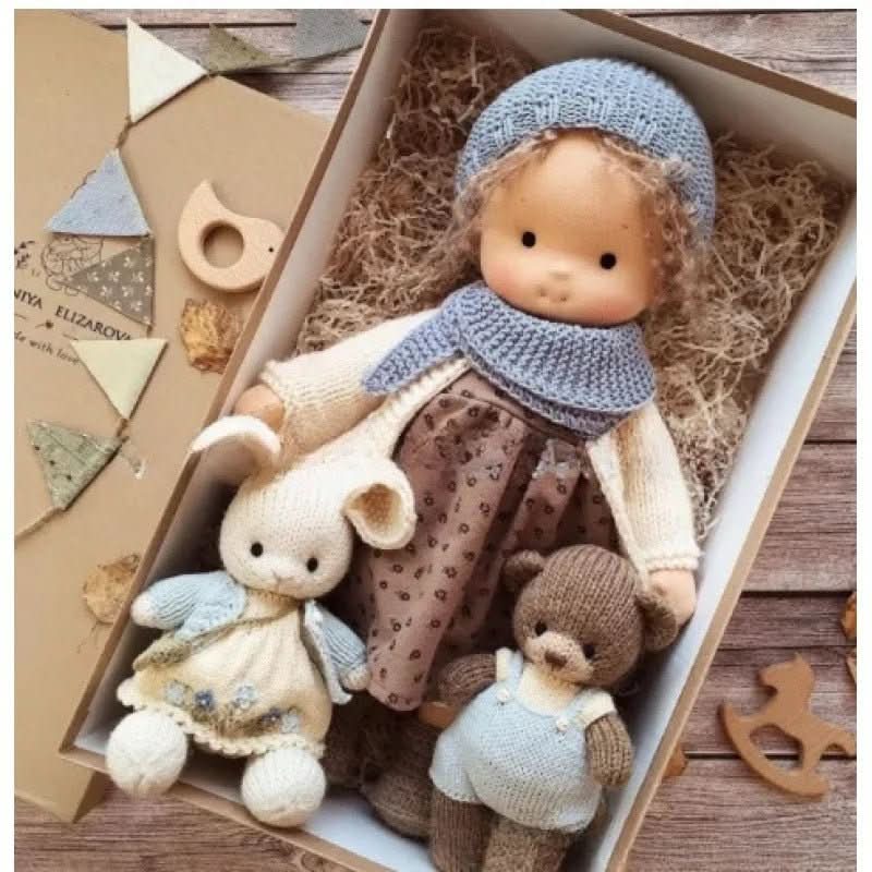 Waldorf Doll - Luma Handmade Cotton Toy for Creative Play